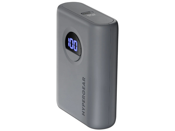 Batería Portátil HyperGear 15842, 10000 mAh. Color Gris.