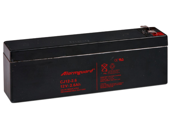 Batería recargable Jablotron SA214-2.6 12V/2.6Ah.