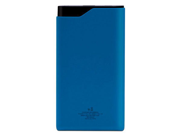Batería Portátil recargable Mobifree Powerfree, Powerbank de 6,000 mAh. Color Azul.