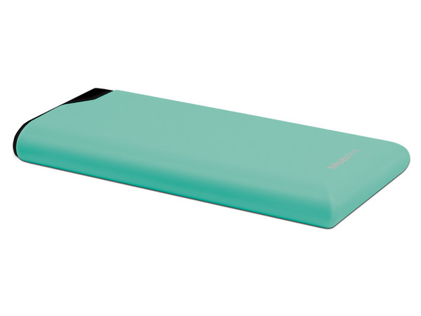 Batería portátil recargable Mobifree MB-923552 Power Bank de 16,000 mAh, Color Verde.