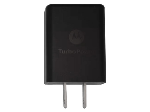 Cargador de Pared Motorola TurboPower SJSC51-C de 18W, USB, Incluye Cable de USB-A a USB-C. Color Negro.