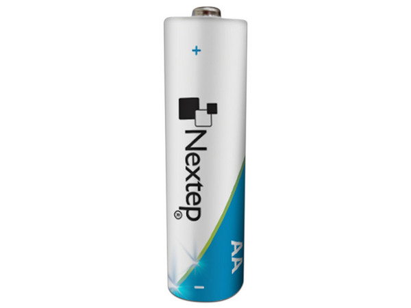 Pilas Nextep AA Alcalinas LR6 1.5V, 4 Piezas.