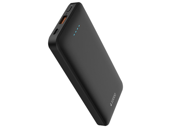 Batería Portátil Power Bank Nextep NE-431N de 10000mAh, Carga Inalámbrica, USB, USB-C. Color Negro.