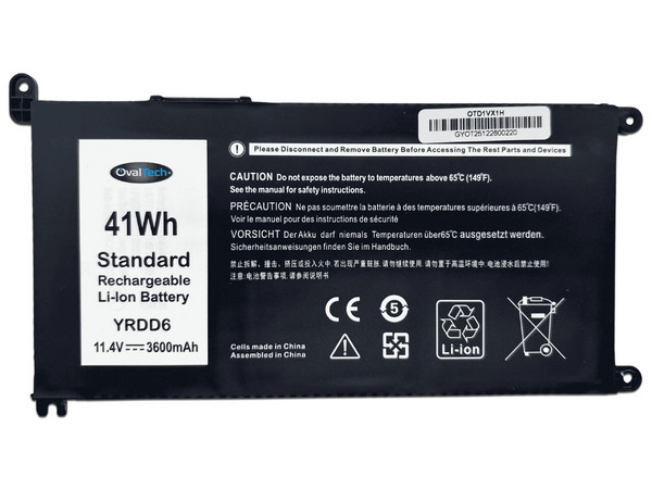 Batería Interna OvalTech OTD1VX1H, 11.4V, Para Laptops Dell Inspiron Series. Color Negro.