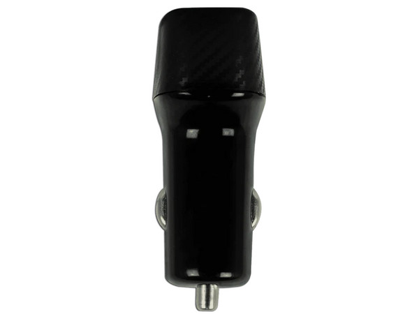 Cargador para Auto Perfect Choice con 1 Puerto USB-C y 1 Puerto USB-A.