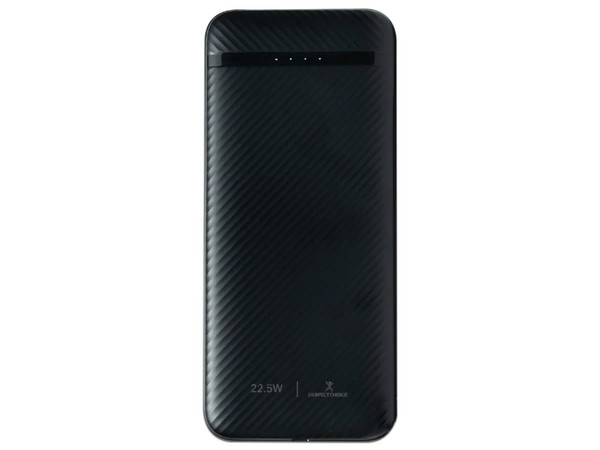 Power Bank Perfect Choice Carga Rápida 22.5W Con cable tipo C Bolt. Color Negro.