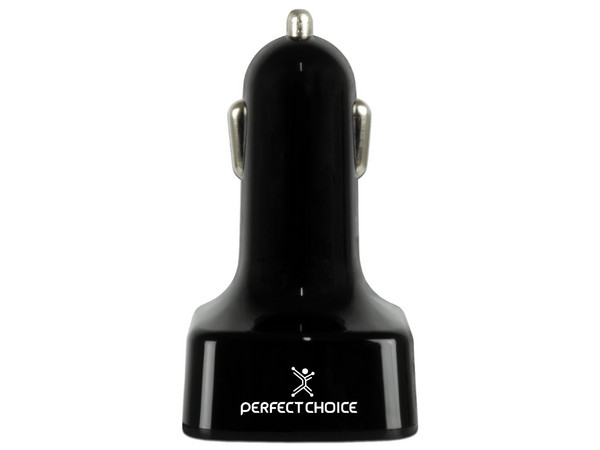 Transmisor Bluetooth para Automóvil Perfect Choice PC-331148, 2 puertos USB. Color Negro.