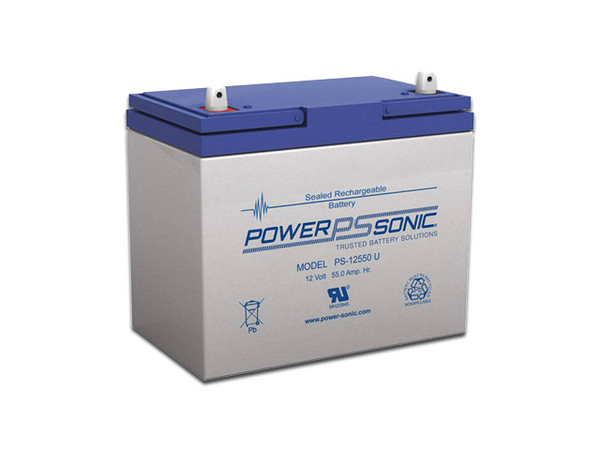 Batería de Respaldo UL de 12V, 55AH, Ideal para Sistemas Fotovoltáicos.
