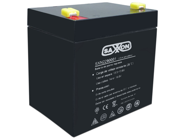 Batería de reemplazo SAXXON de 12V/4.5Ah.