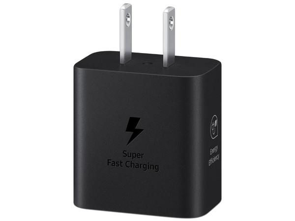 Cargador de Pared Samsung EP-T2510NBEGMX de 25W, 5A, 9V, USB-C. Color Negro.