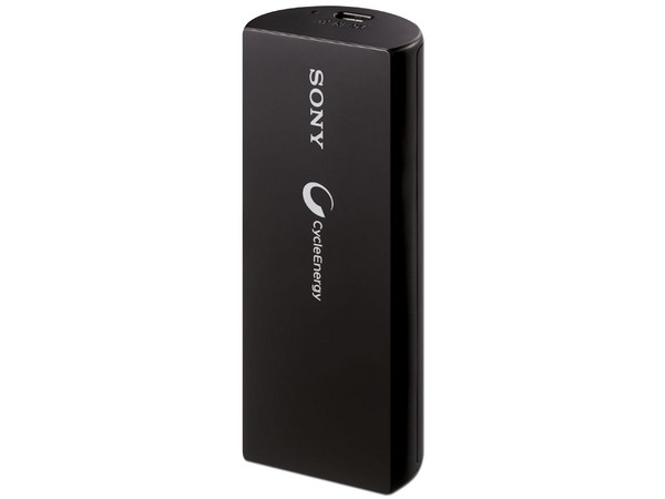 Batería Portátil recargable CP-V3A, Powerbank de 3,000 mAh. Color Negro.