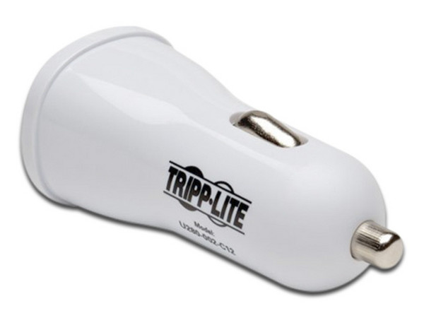 Cargador para Auto Tripp-Lite con 2 puertos USB. Color Blanco.