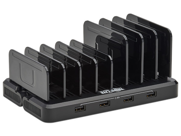 Estación de Carga USB Tripp lite de 7 Puertos USB 3.0, 120W. Color Negro.