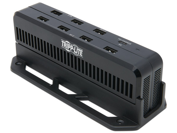 Estación de Carga USB Tripp lite de 7 Puertos USB 3.0, 120W. Color Negro.