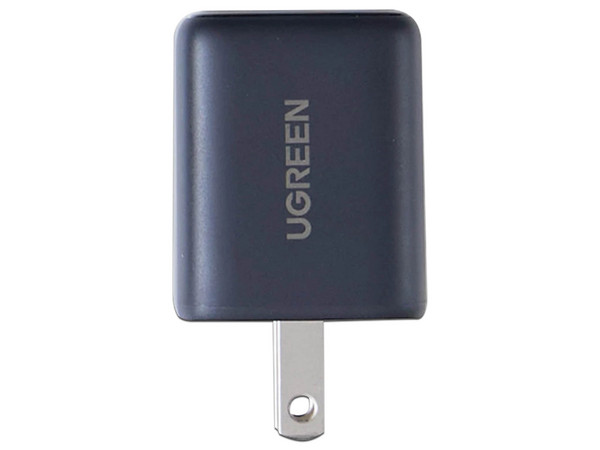 Cargador de Pared Mini UGREEN 55527 de 20W, 1 Puerto USB Tipo C. Color Gris.