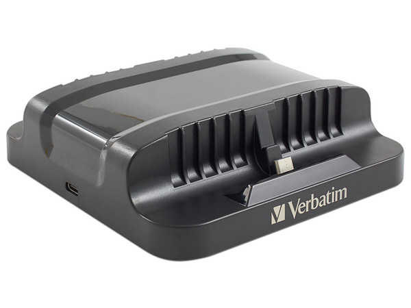 Soporte de carga Verbatim VB99795 para dos consolas Nintendo Switch.