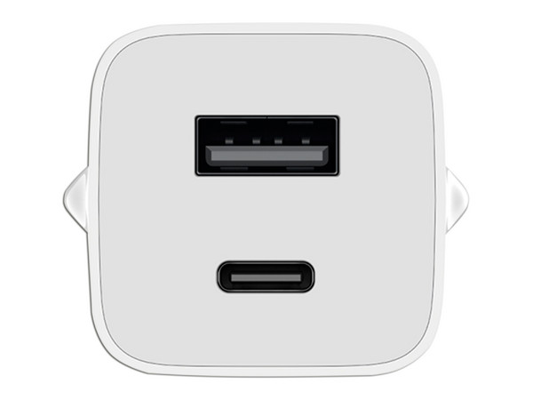 Cargador de Pared Xiaomi GaN Charger, USB Tipo A y USB Tipo C, Carga rápida de 65W, Color Blanco.