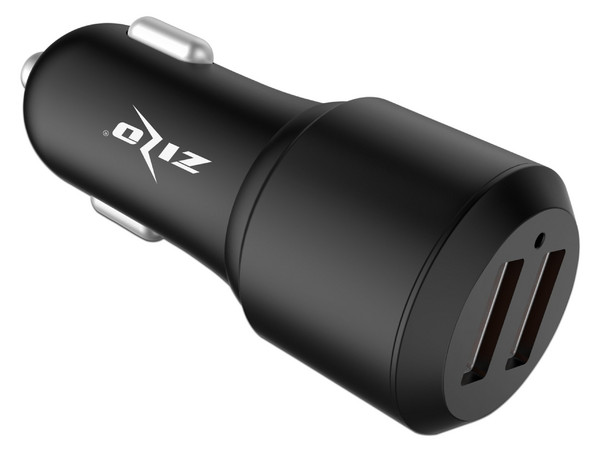 Cargador para Auto Zizo con 2 puertos USB.