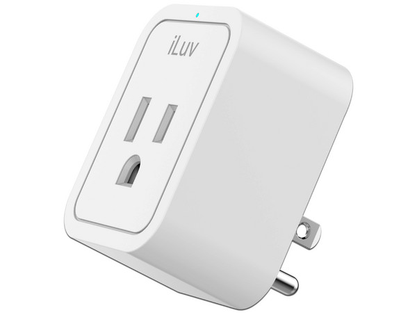 Clavija inteligente iLuv Smart Wi-Fi Plug Permite Controlar la Corriente de los Electrodomésticos, soporta hasta 1875W.