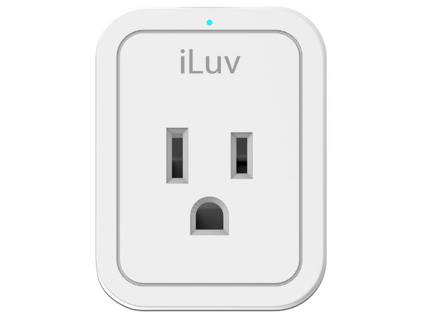 Clavija inteligente iLuv Smart Wi-Fi Plug Permite Controlar la Corriente de los Electrodomésticos, soporta hasta 1875W.