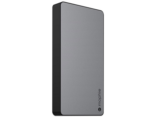 Batería Portátil recargable Mophie Powerstation XL de 10,000 mAh para Smartphones y Tablets. Color gris.