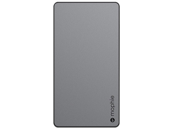 Batería Portátil recargable Mophie Powerstation XL de 10,000 mAh para Smartphones y Tablets. Color gris.