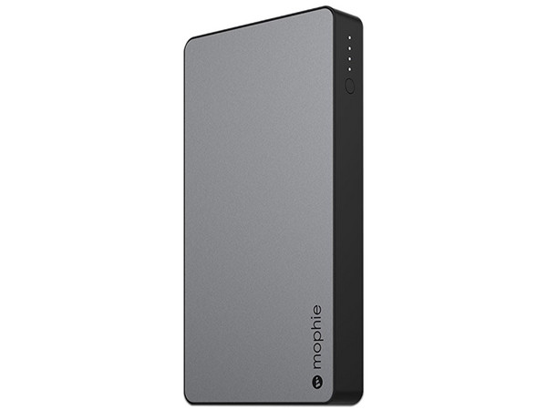 Batería Portátil recargable Mophie Powerstation XL de 10,000 mAh para Smartphones y Tablets. Color gris.