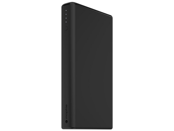 Batería portátil recargable Mophie Power Boost, 20800 mAh, USB. Color negro.
