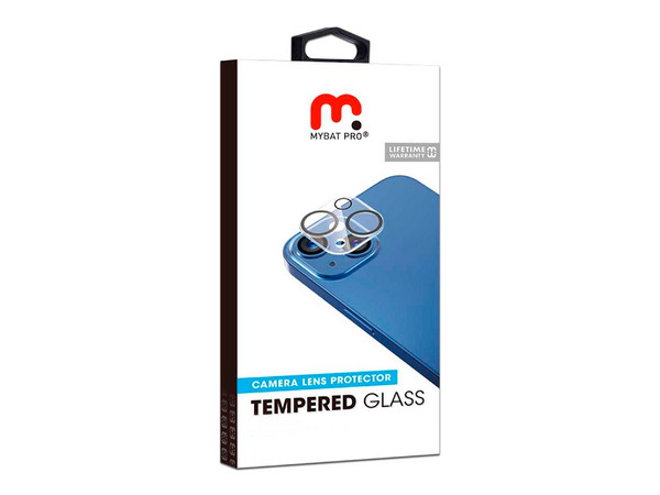 Protector de cámara MyBat RIP15SCLE140 de vidrio para iPhone 15 y iPhone 15 Plus.