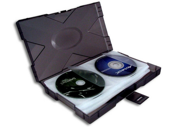 Caja XBOX Acteck para CDs, hasta 48 CDs.