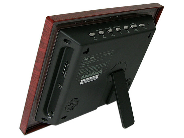 Portarretrato Digital AXION LCD de 8 pulgadas, Reproduce JPEG y MP3. Bocinas Integradas