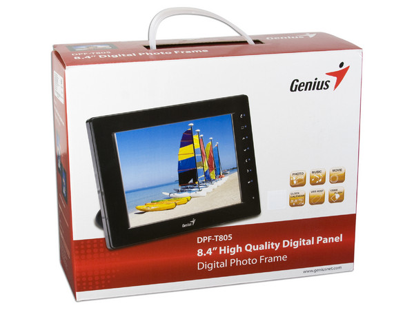 Portarretrato Digital Genius LCD de 8.4