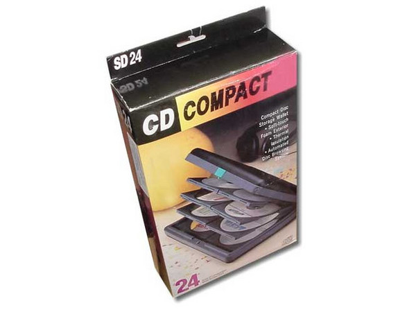 Caja Porta CD para 24 pz