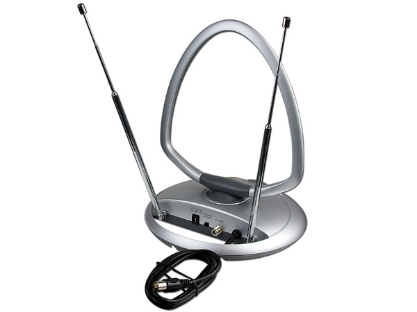 Antena de Interior amplificada VHF/ UHF
