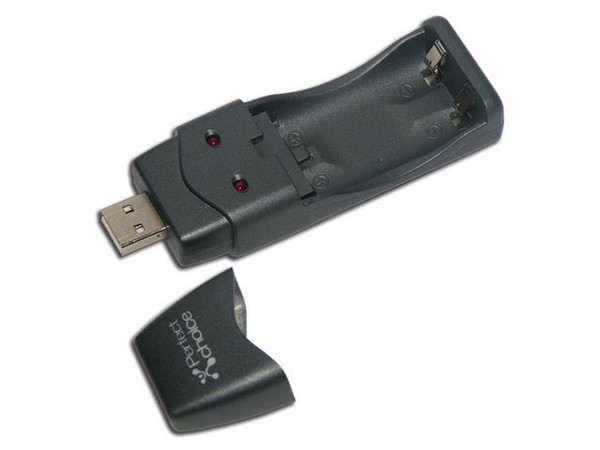 Cargador USB Perfect Choice para 2 baterías AA/AAA