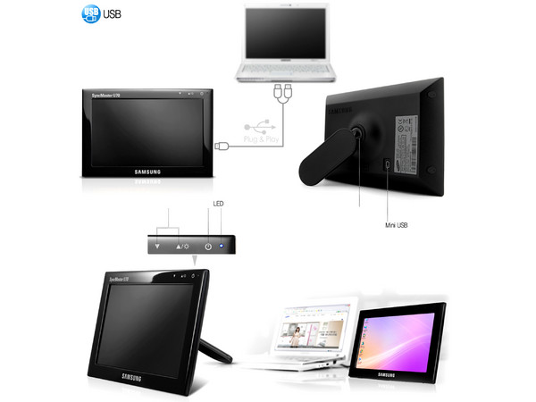 Monitor Secundario LCD Samsung  U70 Widescreen 7