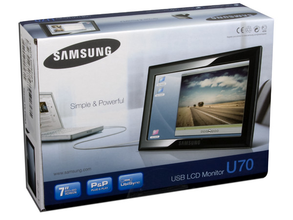 Monitor Secundario LCD Samsung  U70 Widescreen 7
