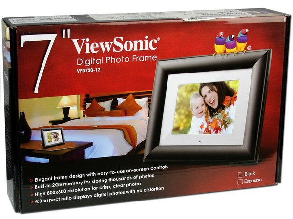 Portarretrato Digital Viewsonic LCD de 7