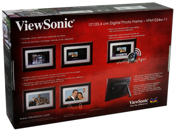 Portarretrato MULTIMedia Viewsonic LCD de 10