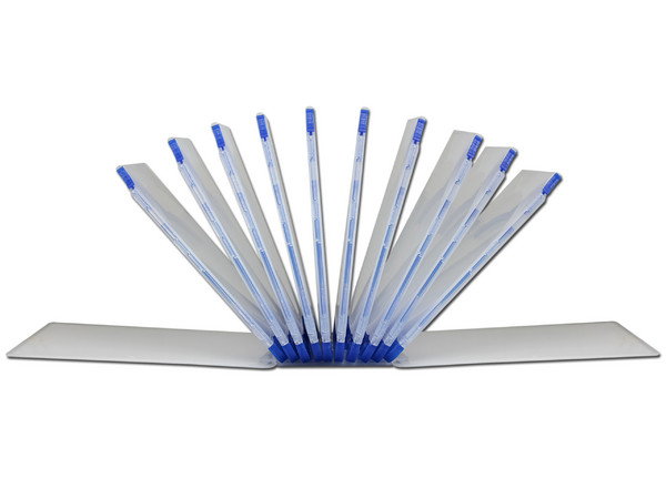 E-Sampler de 10 e-slimcases con e-clip Ejector para almacenar CDs/DVDs. Color Azul