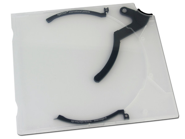 E-Archive de 10 e-slimcases con e-clip Ejector para almacenar CDs/DVDs. Color Negro