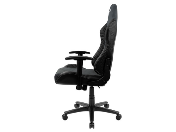 Silla Gamer Aerocool Knight Steel Black. Color Negro.