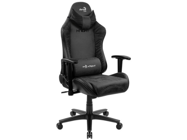 Silla Gamer Aerocool Knight Steel Black. Color Negro.