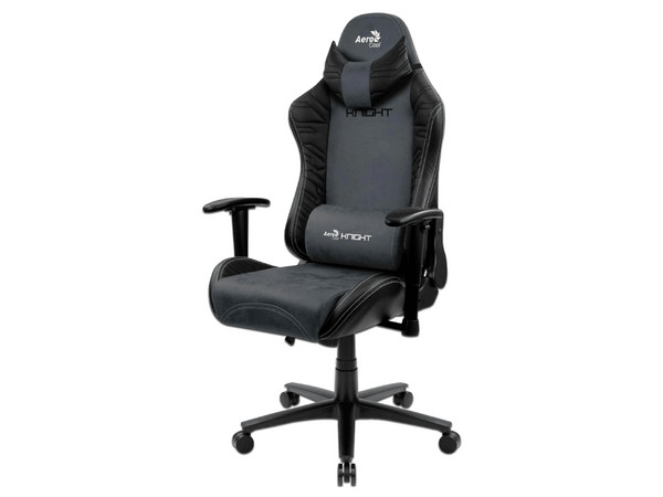 Silla Gamer Aerocool Knight Steel Black. Color Negro.