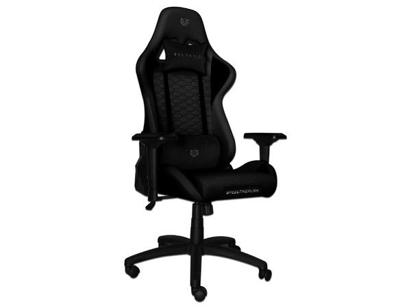 Silla Gamer Balam Rush Thunder 2, Reposabrazos 4D, Pistón de Gas clase 4, Inclinación de hasta 180 Grados, Soporta hasta 150 kg, Color Negro.