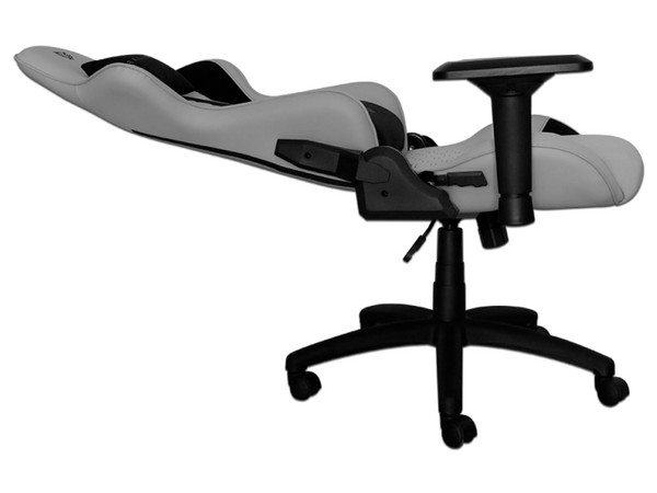 Silla Gamer Balam Rush Thunder 2, inclinación ajustable de hasta 180 Grados, Pistón de gas clase 4, Soporta hasta 150kg, soporte lumbar, Color Gris.