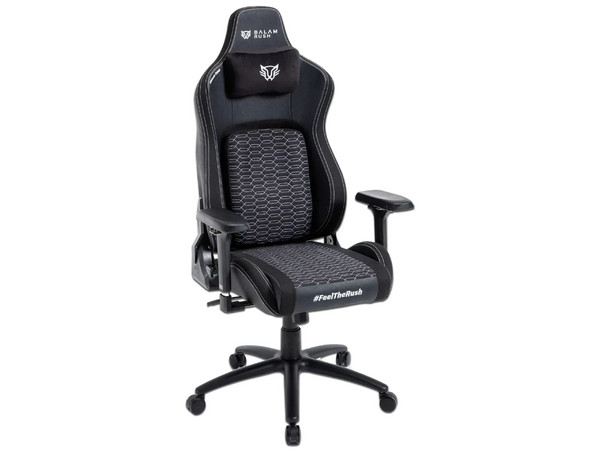 Silla Gaming Balam Rush Ultimate Super U5, inclinación hasta 135. Color Negro.