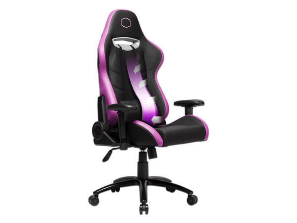 Silla Gamer Cooler Master Gaming Caliber R2. Color Negro / Morado.