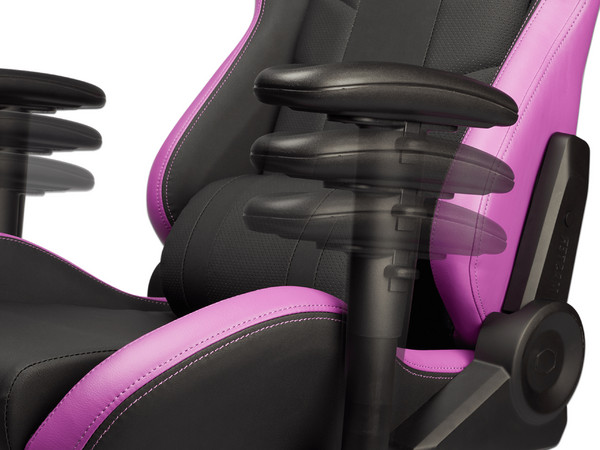 Silla Gamer Cooler Master Gaming Caliber R2. Color Negro / Morado.
