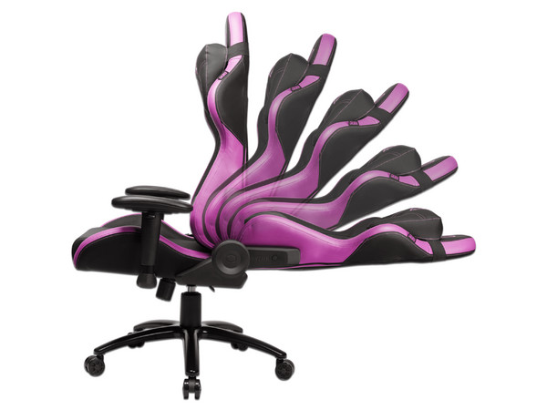 Silla Gamer Cooler Master Gaming Caliber R2. Color Negro / Morado.